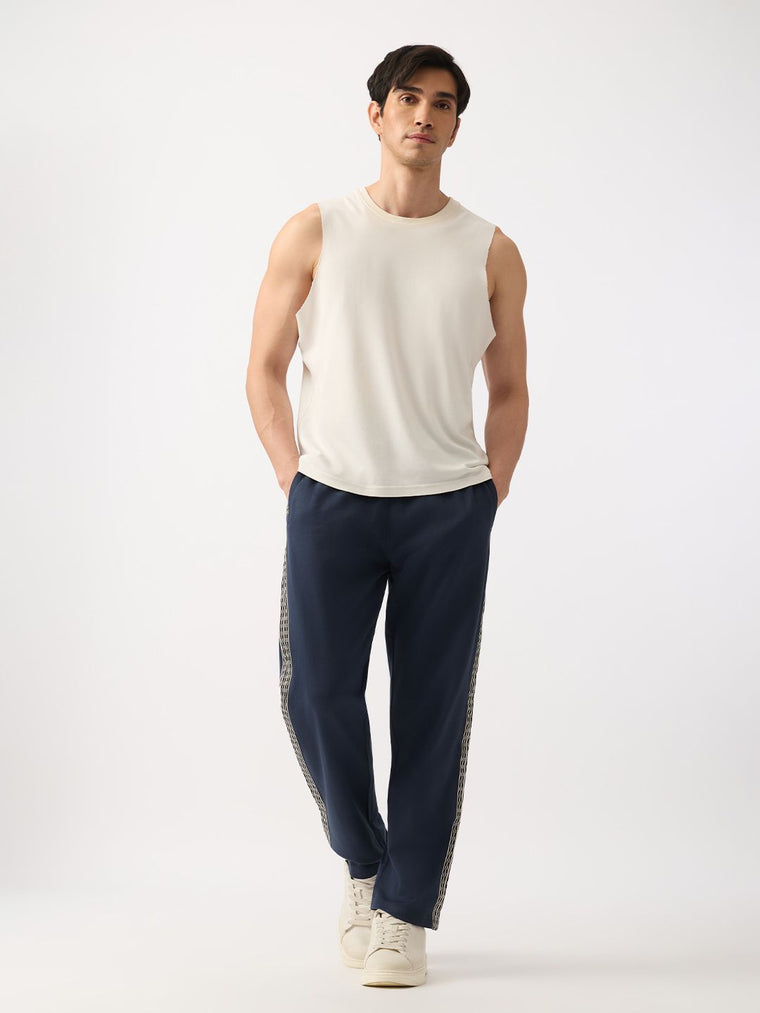 Oversized Joggers: Midnight Navy Men Joggers