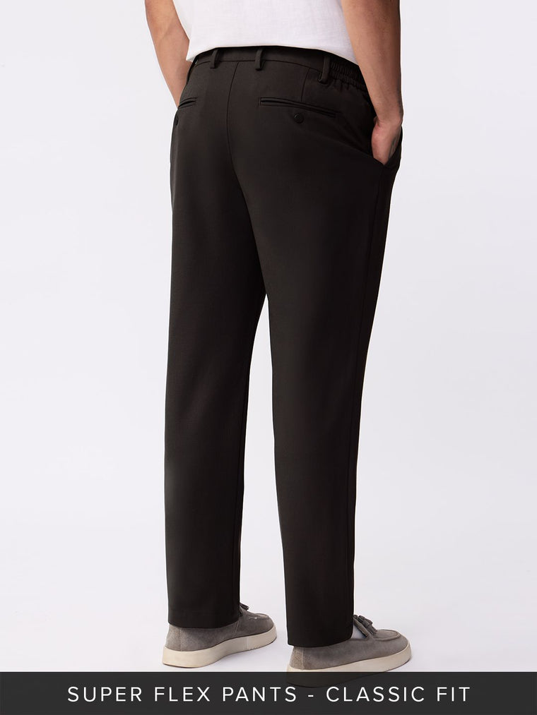 Super Pants: Dark Chocolate (Classic Fit) Men Super Flex Pants