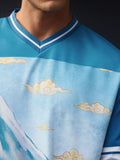 Tibetan Tales: Blue Sky Oversized Jerseys