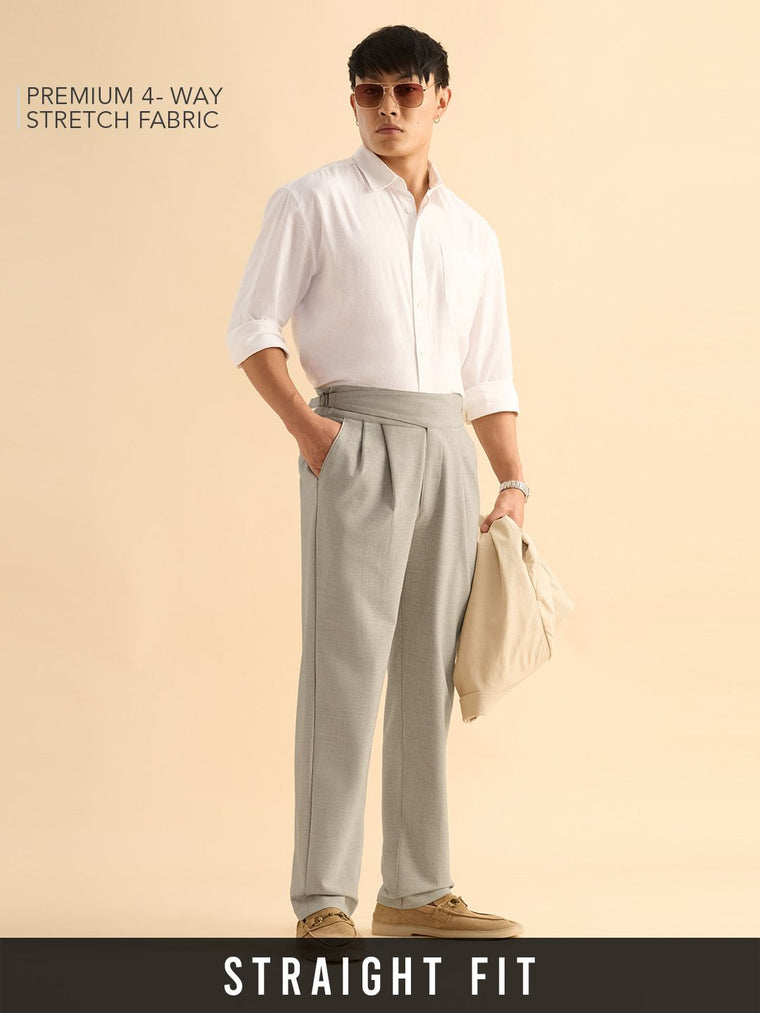Gurkha Pants: Granite Men Super Flex Pants