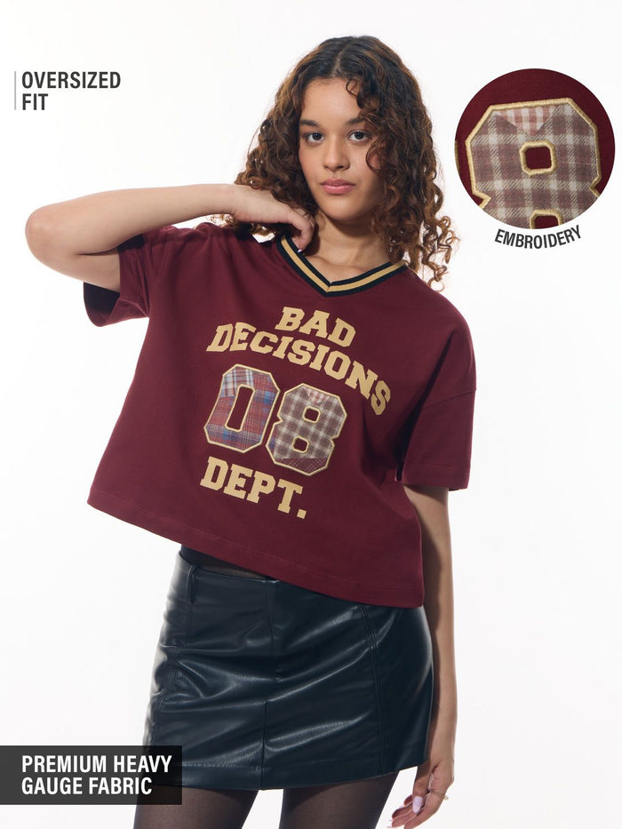 TSS Originals: Bad Decisions Women Oversized T-Shirts