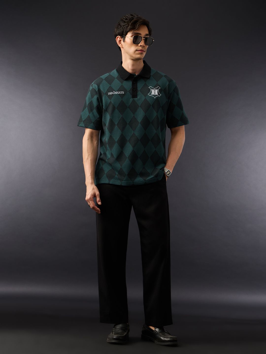 Harry Potter: Emerald House Oversized Polos