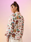 Cotton Linen Shirt: Strawberry Women Relaxed Shirts