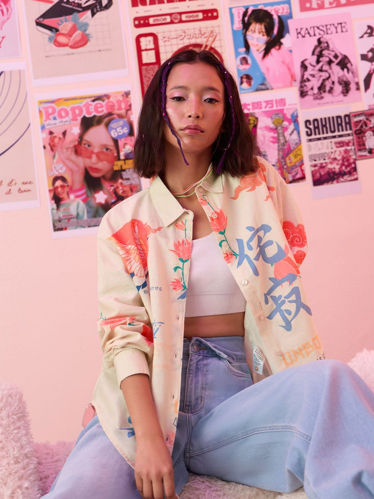 Cotton Linen Shirt: Unbound Women Oversized Shirts