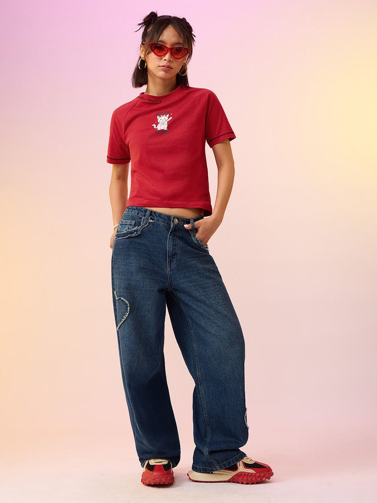 TSS Originals: Cute But Psycho Women Relaxed T-Shirts