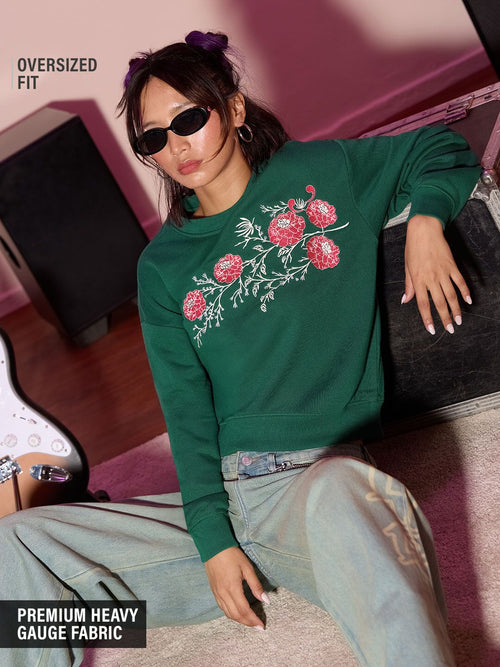 TSS Originals: Blossom Women Oversized Sweatshirts