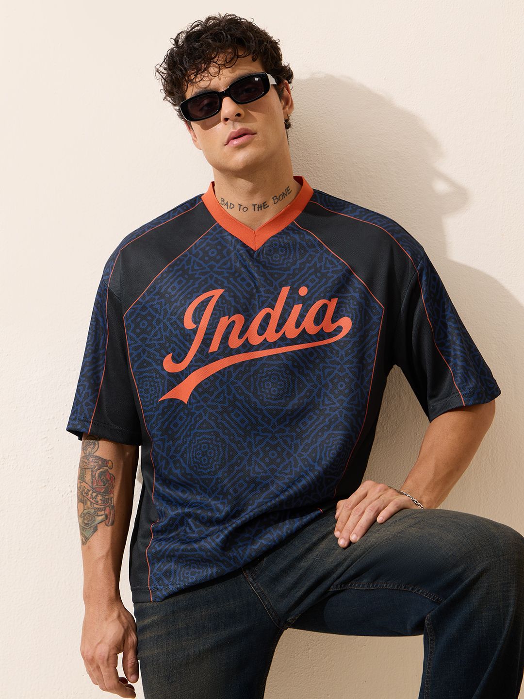 India: Blue Legacy Oversized Jerseys