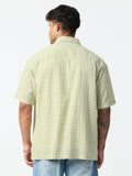 Textured Shirt: Olive Mist Men Textured Shirts