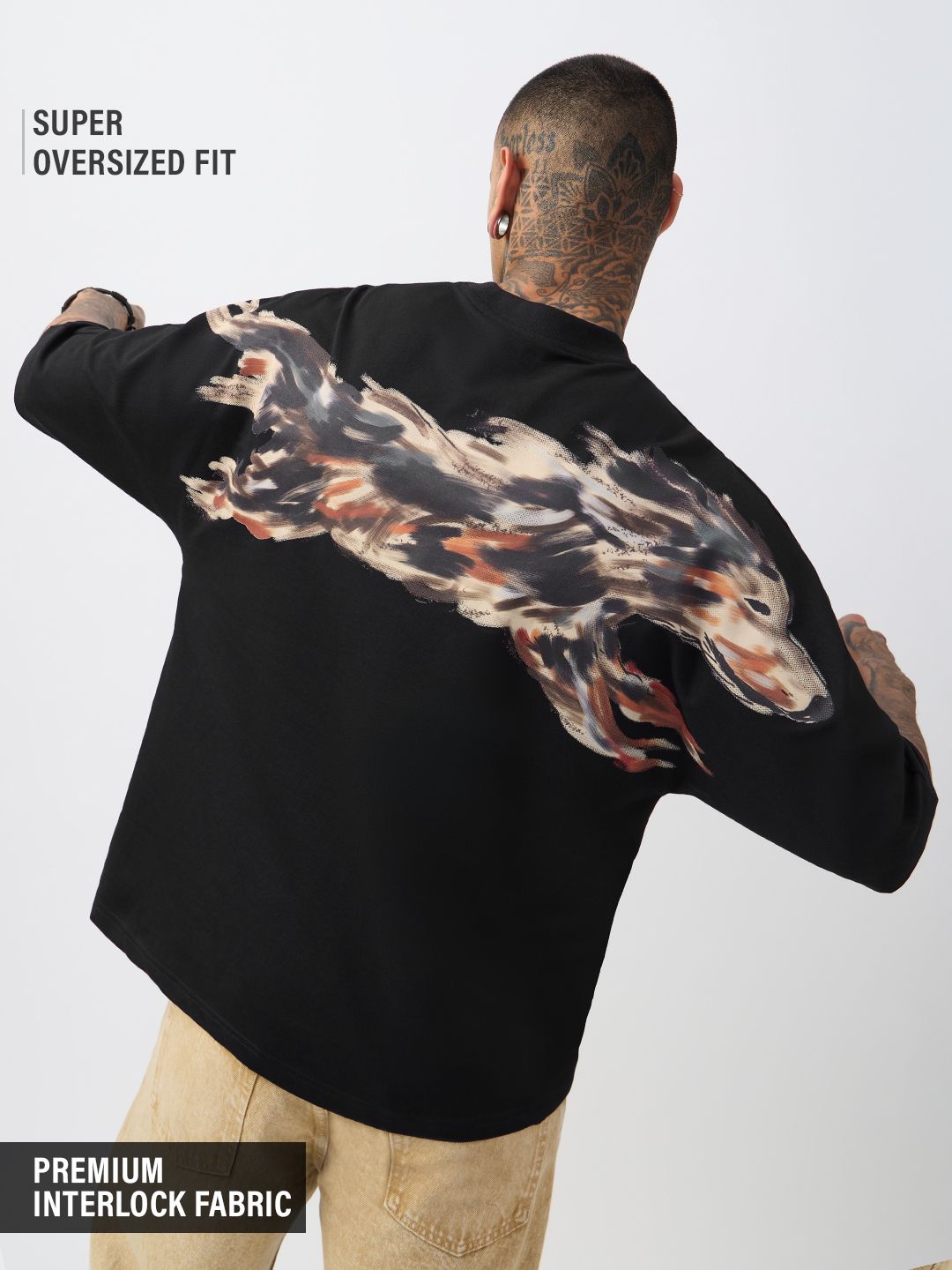 Pets On Prints: Wild Heart Super Oversized T-Shirts