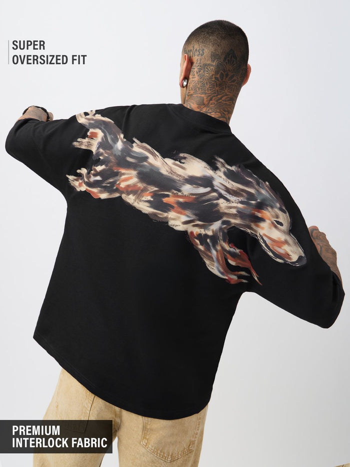 Pets On Prints: Wild Heart Super Oversized T-Shirts