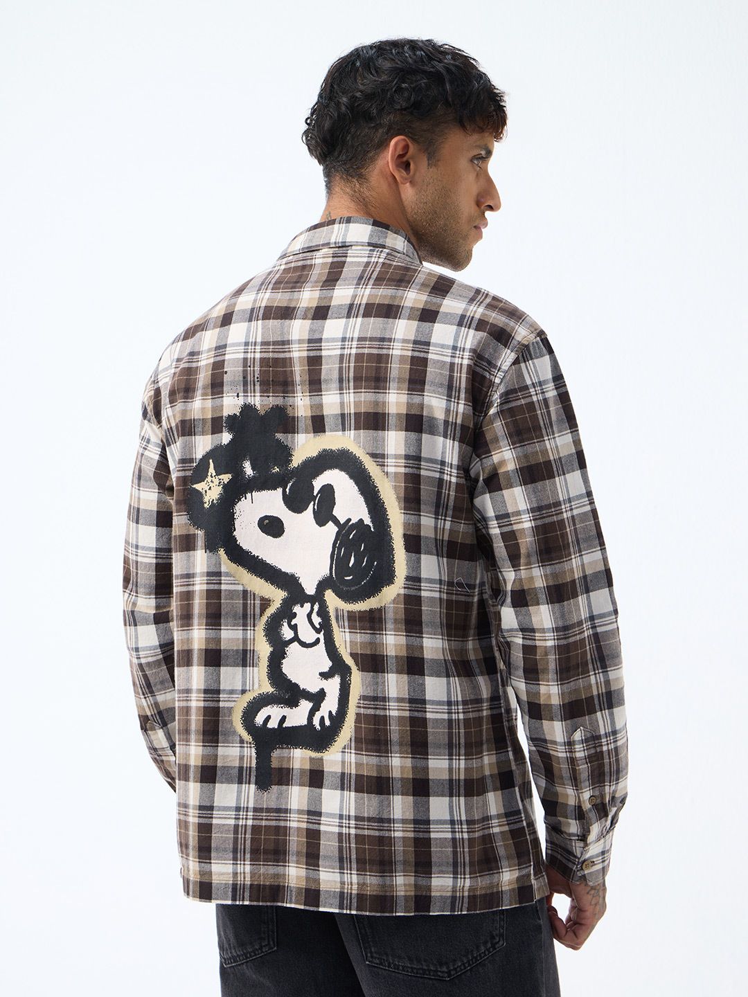Peanuts: Cool Snoopy Men Relaxed Shirts