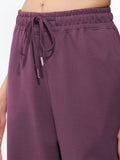 Wide Solid Joggers: Orchid Women Wide Joggers