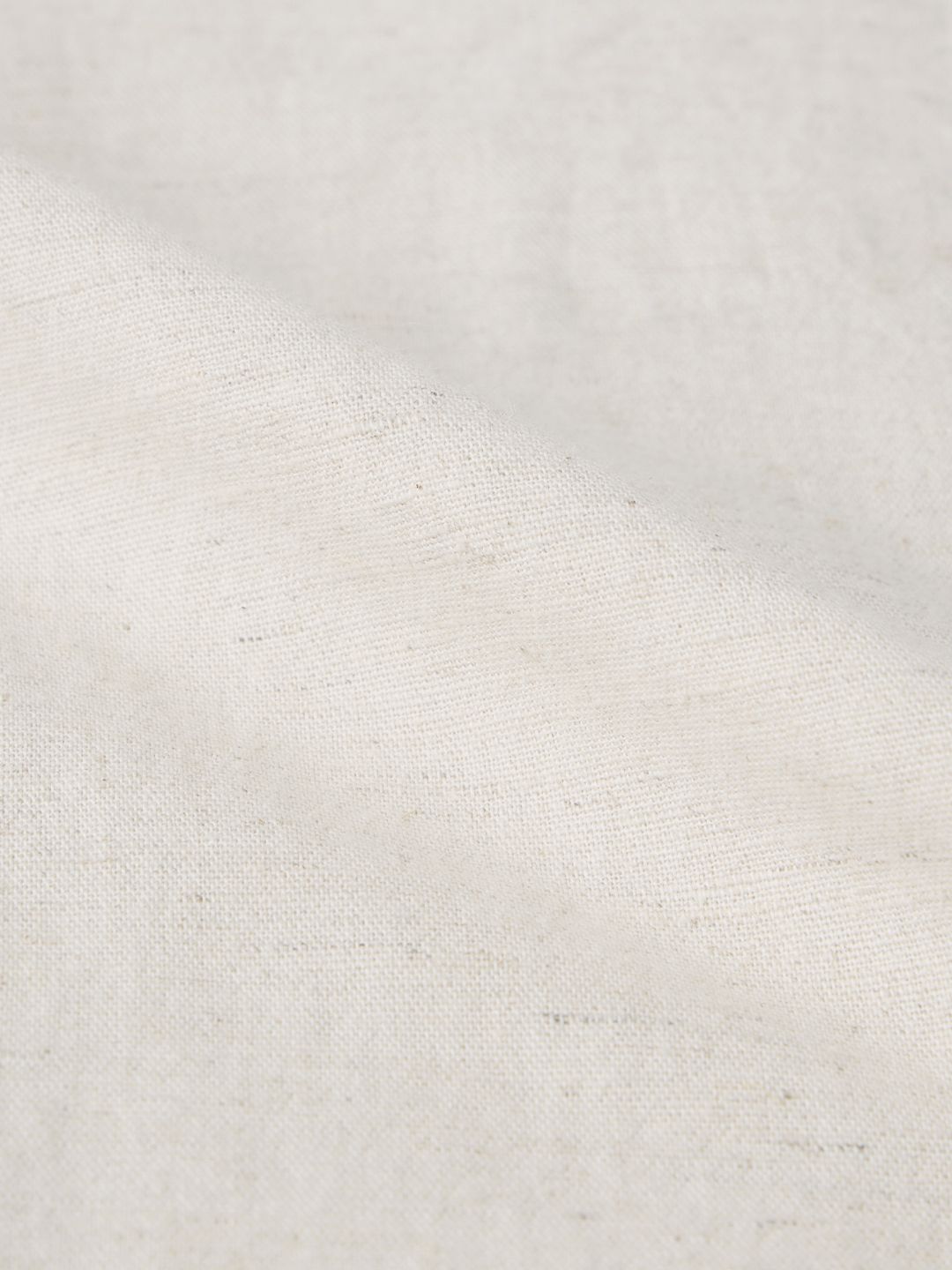 Cotton Linen Pants: Ecru Cotton Linen Pants