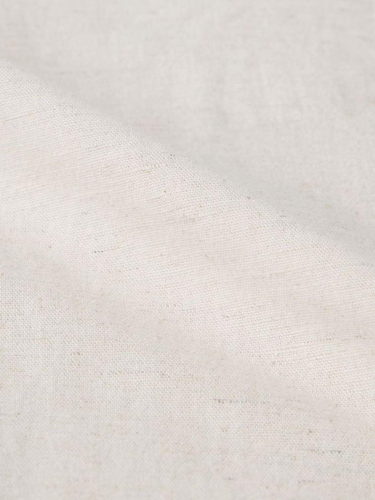 Cotton Linen Pants: Ecru Cotton Linen Pants