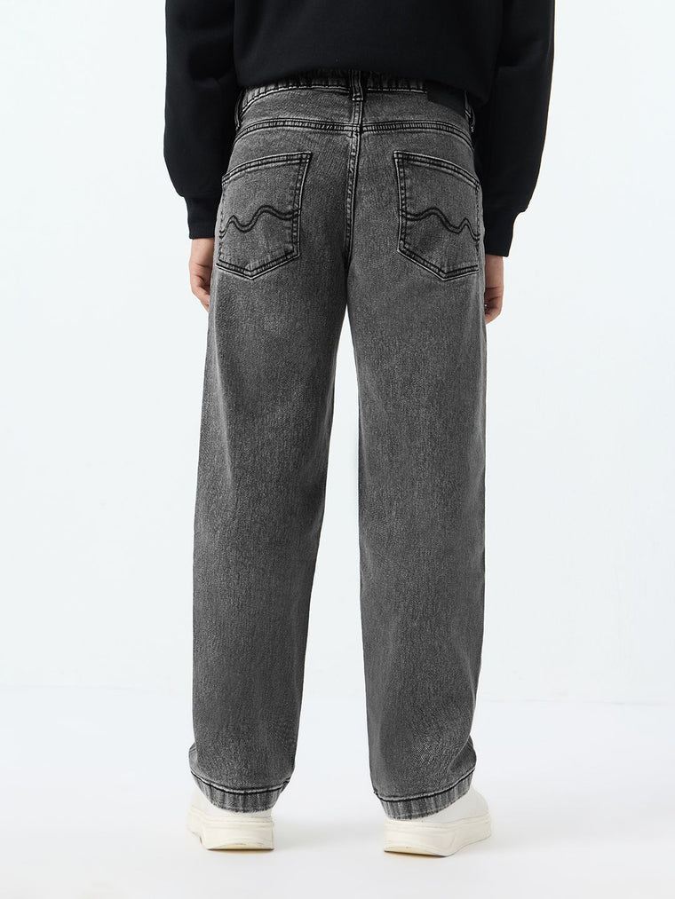 Baggy-Fit Denim: Porpoise Men Baggy Fit Jeans