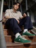 Kanso ZE: Green Men Low Top Sneakers