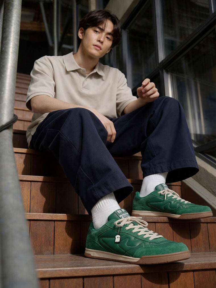 Kanso ZE: Green Men Low Top Sneakers