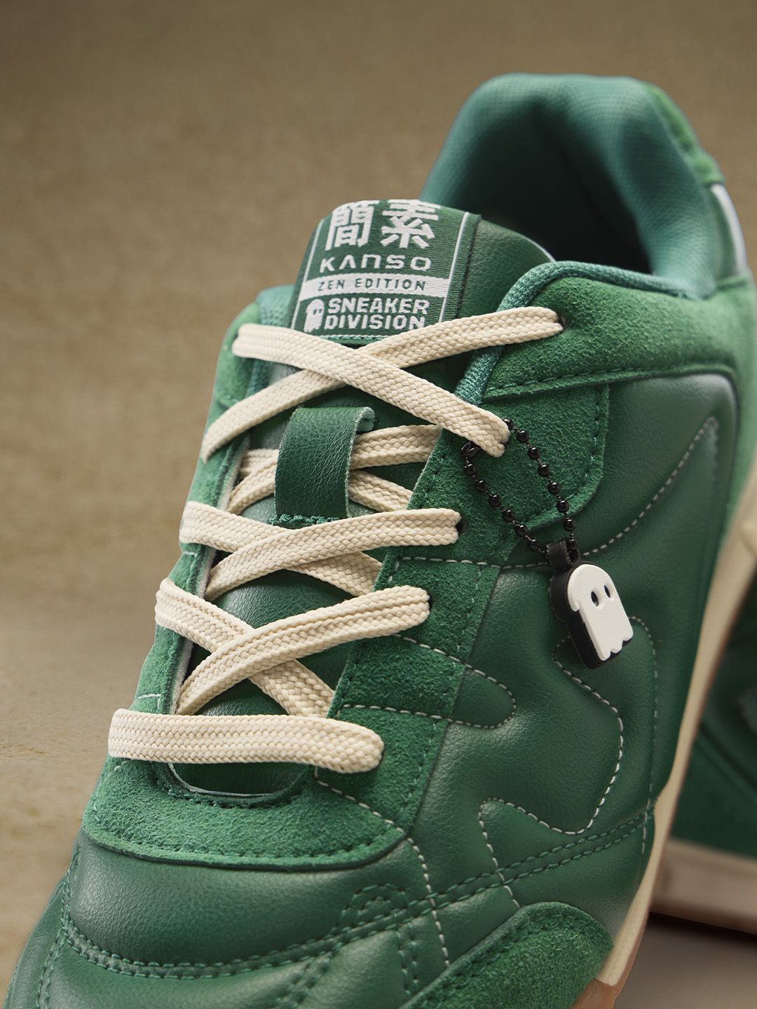 Kanso ZE: Green Men Low Top Sneakers