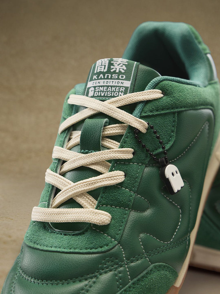 Kanso ZE: Green Men Low Top Sneakers