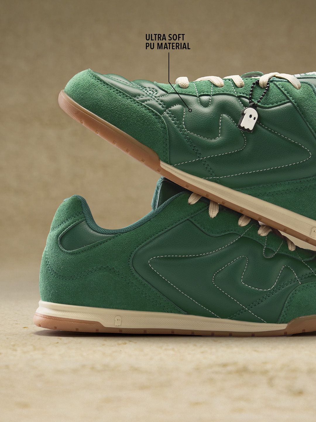 Kanso ZE: Green Men Low Top Sneakers