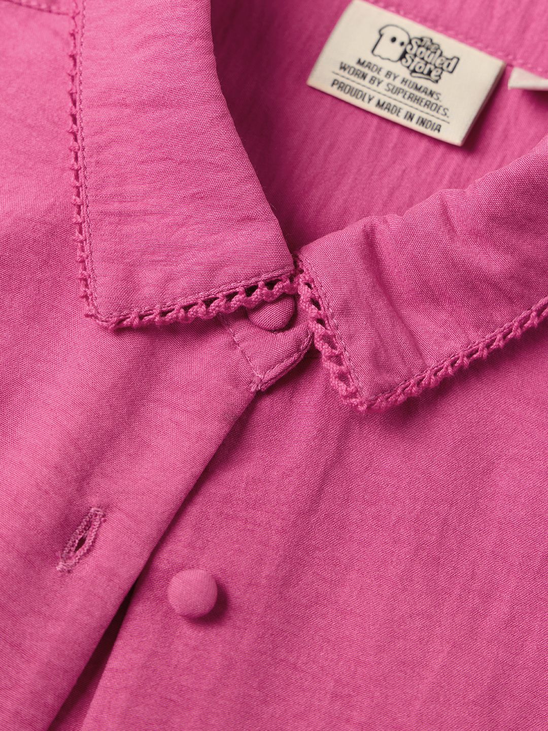Classic Solids: Raspberry Pink Women Regular Shirts