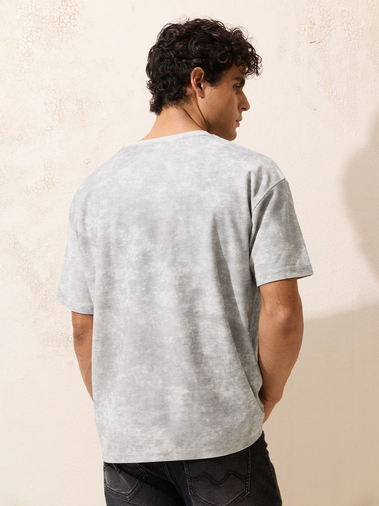 TSS Originals: Textured Varsity Oversized T-Shirts
