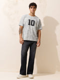 TSS Originals: Textured Varsity Oversized T-Shirts