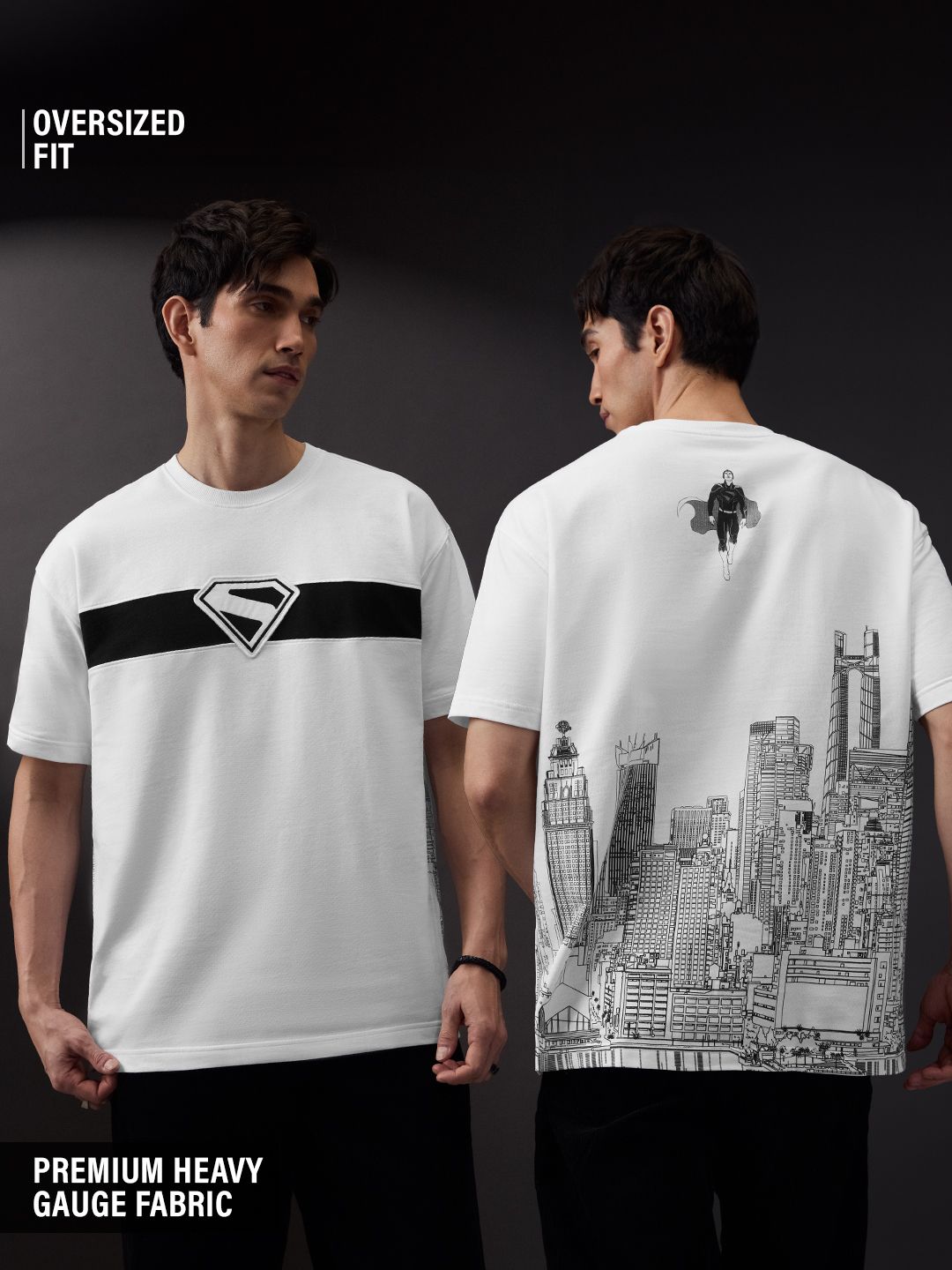 Superman: Fly Up Oversized T-Shirts