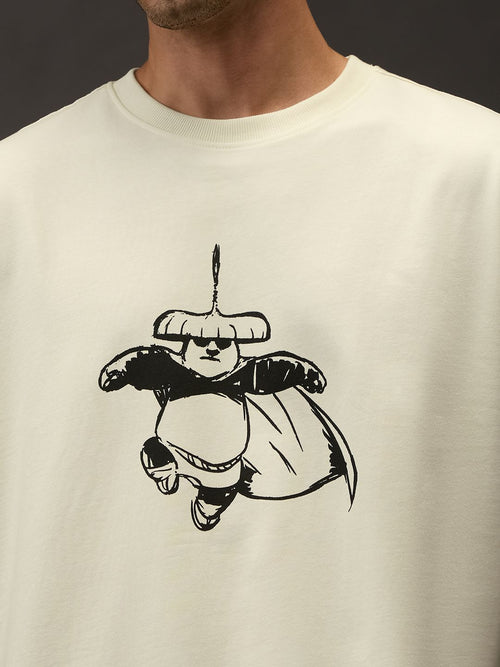Kung Fu Panda: Back Off Oversized T-Shirts
