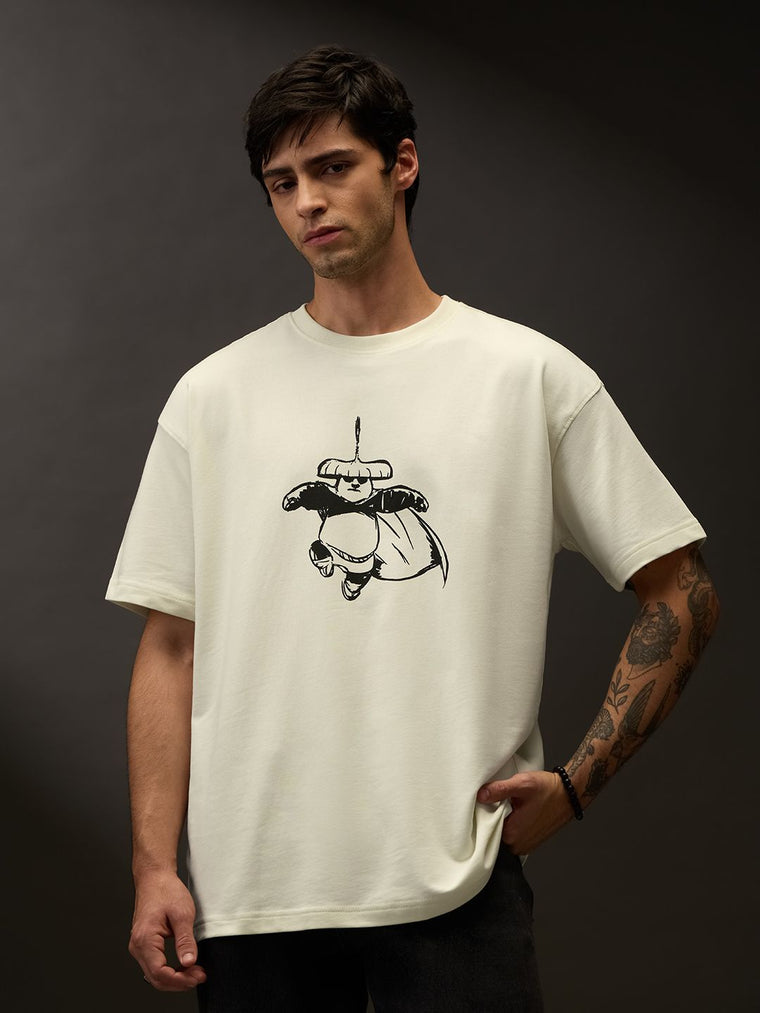 Kung Fu Panda: Back Off Oversized T-Shirts
