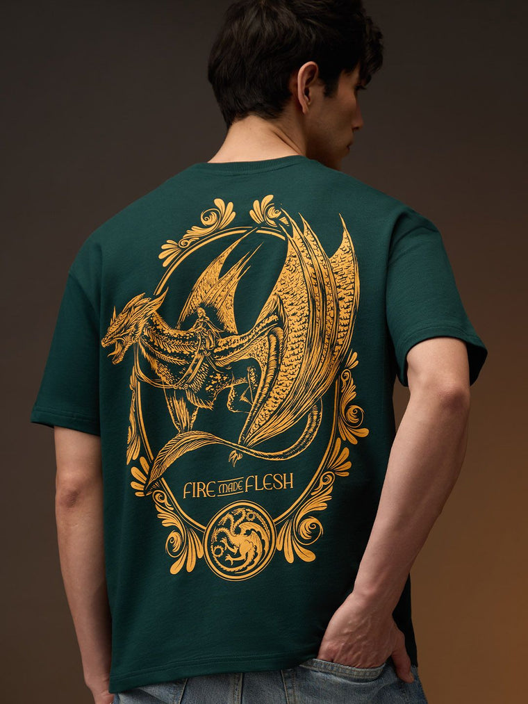 House Of Dragon: Fire Made Flesh Oversized T-Shirts