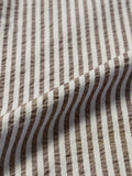 Seer Sucker Stripes: Almondine Oversized Shirts