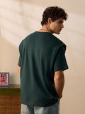Korean T-shirt: Emerald Oversized T-Shirts