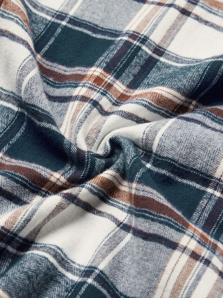 Plaid: Blue And White Shirts
