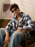 Plaid: Blue And White Shirts