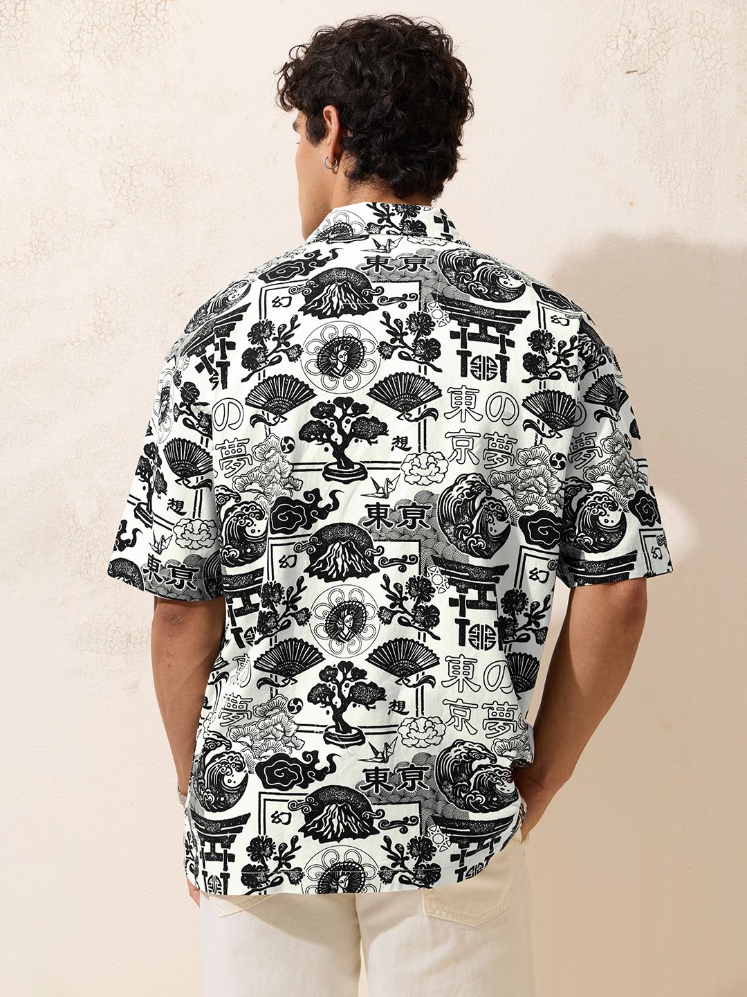 Zipper Shirt: Tokyo Dreams Oversized Shirts
