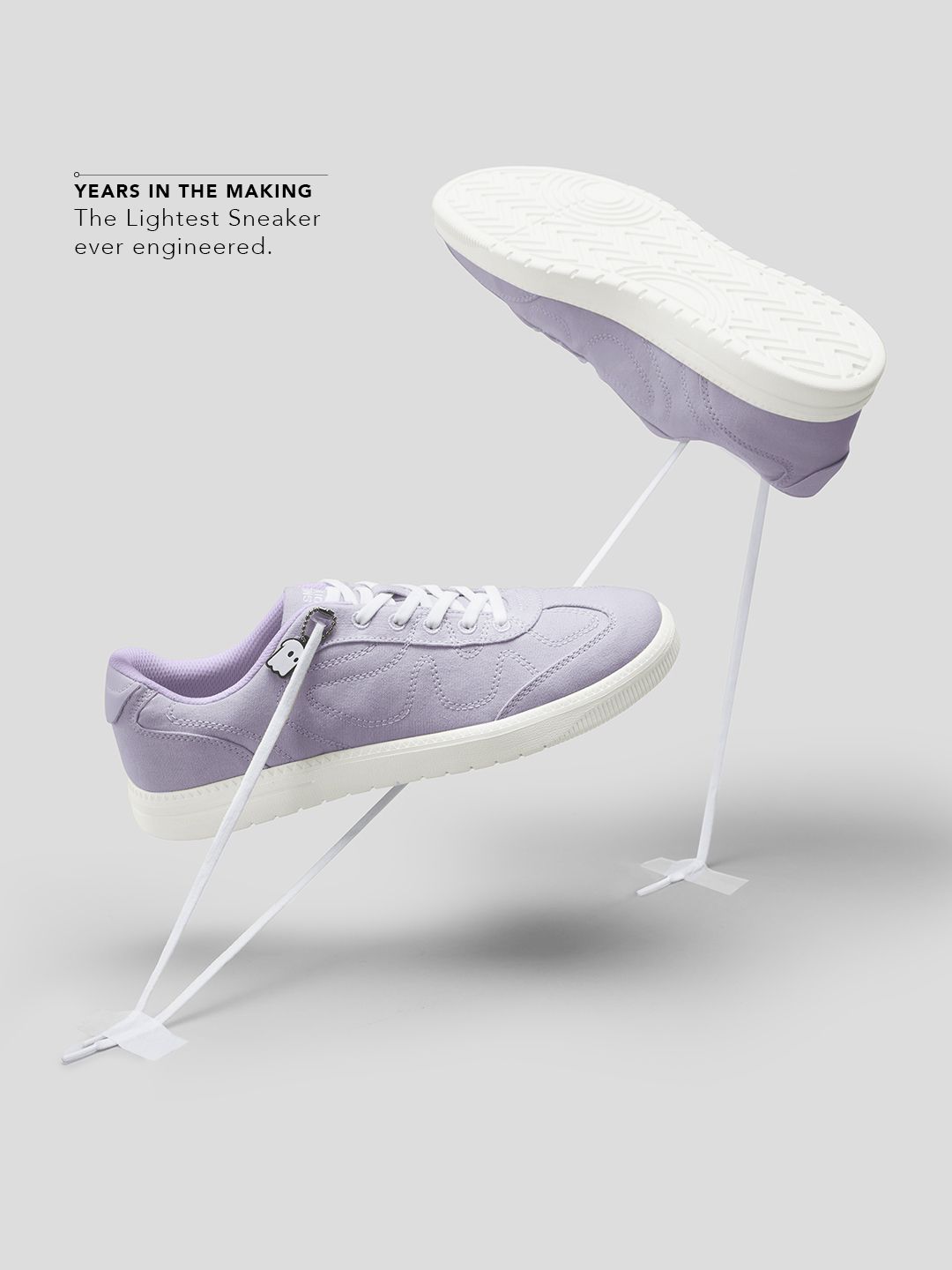 Lavender: UBZ Fly Women Low Top Sneakers