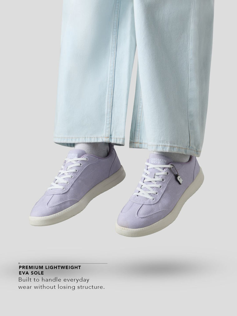 Lavender: UBZ Fly Women Low Top Sneakers