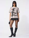 Kung Fu Panda: Ink'D Women Oversized T-Shirts