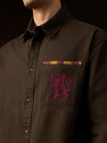Harry Potter: House Of The Brave Men Relaxed Shirts