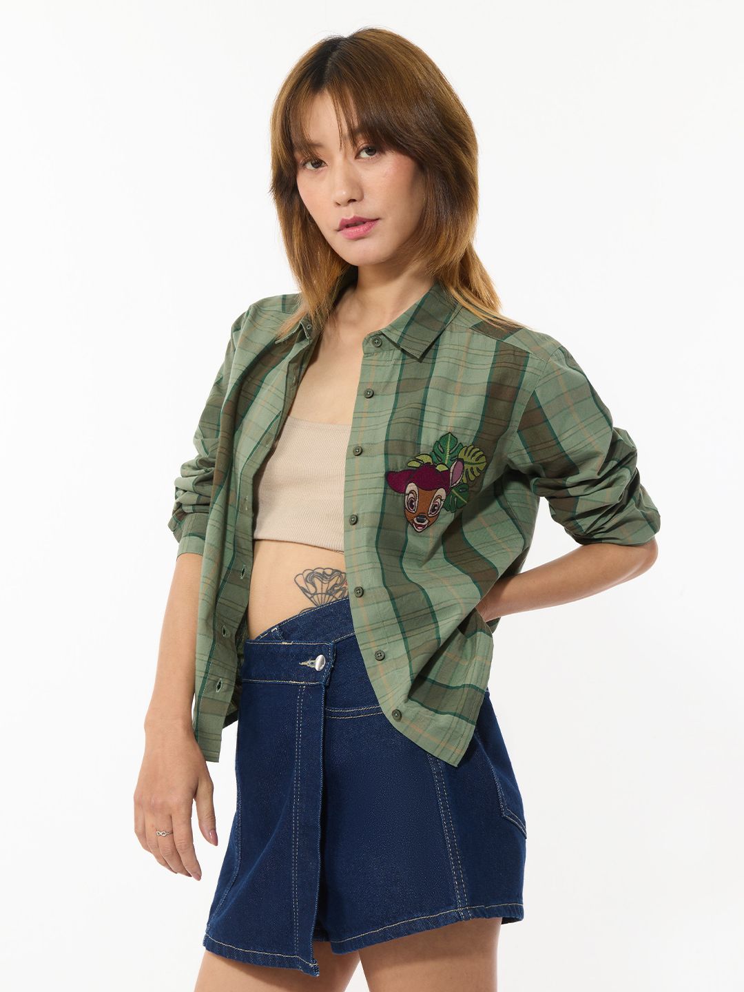 TSS Originals: Botanic Drip Women Regular Shirts