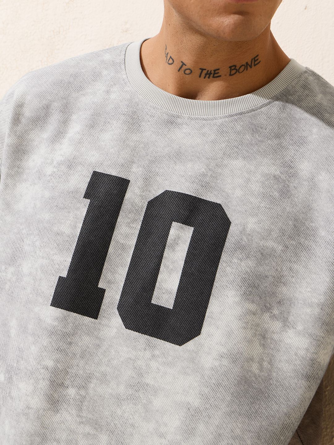 TSS Originals: Textured Varsity Oversized T-Shirts