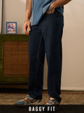 Baggy-Fit Denim: Orion Blue Men Baggy Fit Jeans