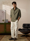 Poplin Shirt: Clover Men Relaxed Shirts