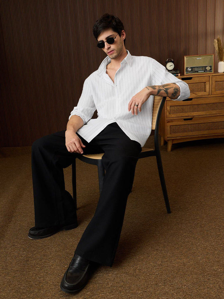 Seersucker: Moonlight Men Textured Shirts