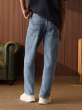 Straight-Fit Denim: Riviera Men Straight Fit Jeans