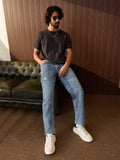 Straight-Fit Denim: Riviera Men Straight Fit Jeans