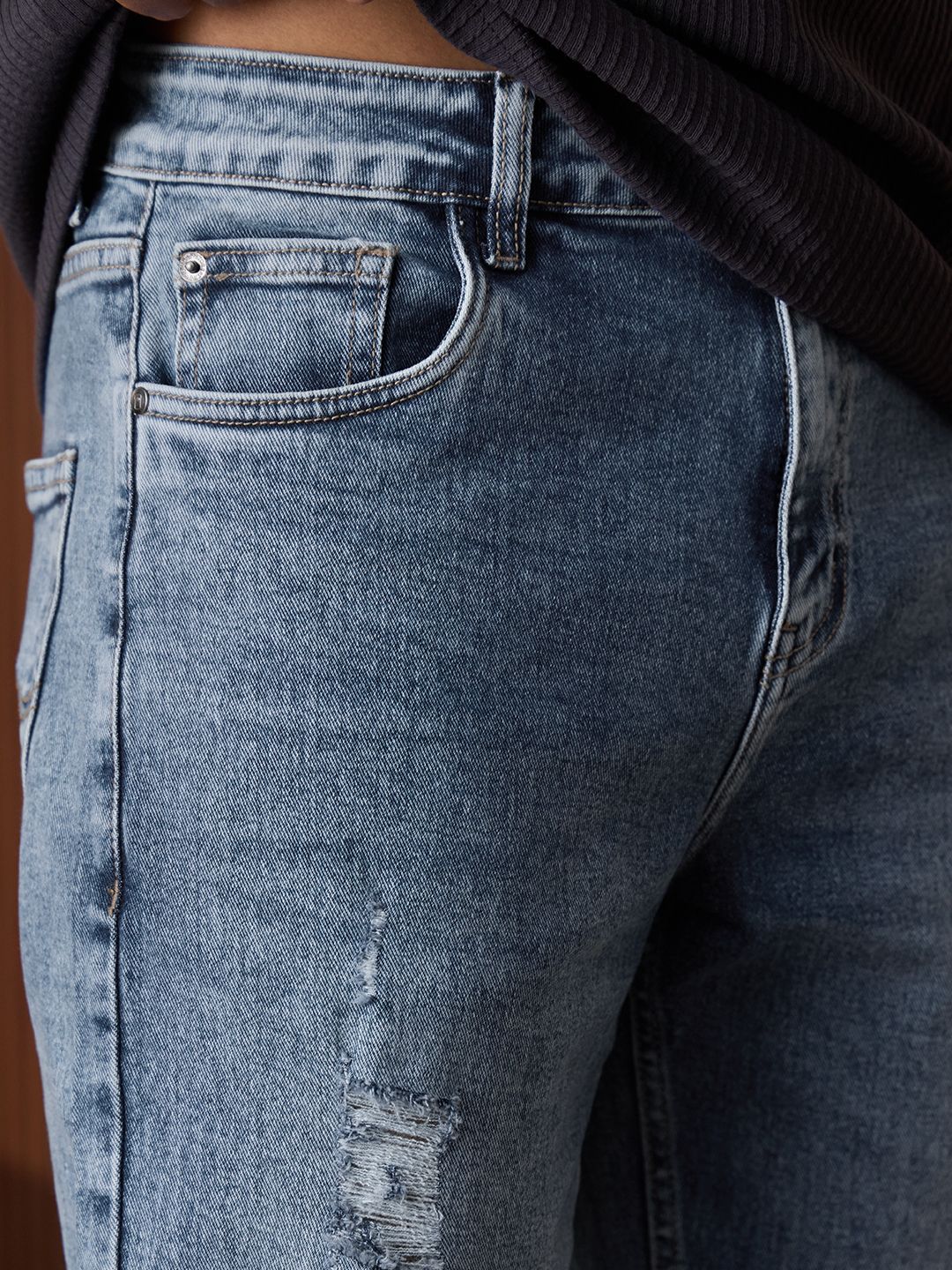 Straight-Fit Denim: Riviera Men Straight Fit Jeans