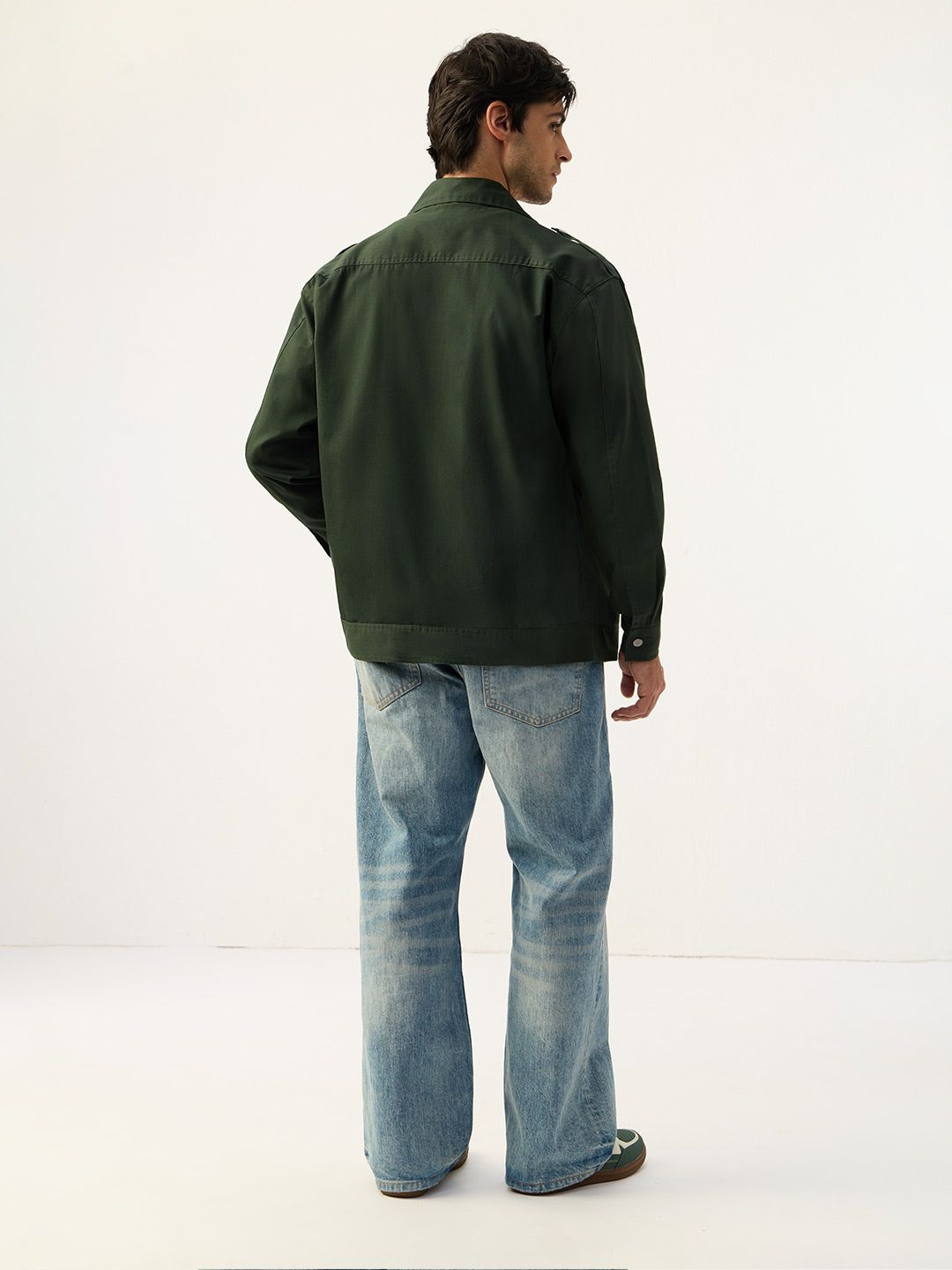 Overshirt: Military Olive Overshirts