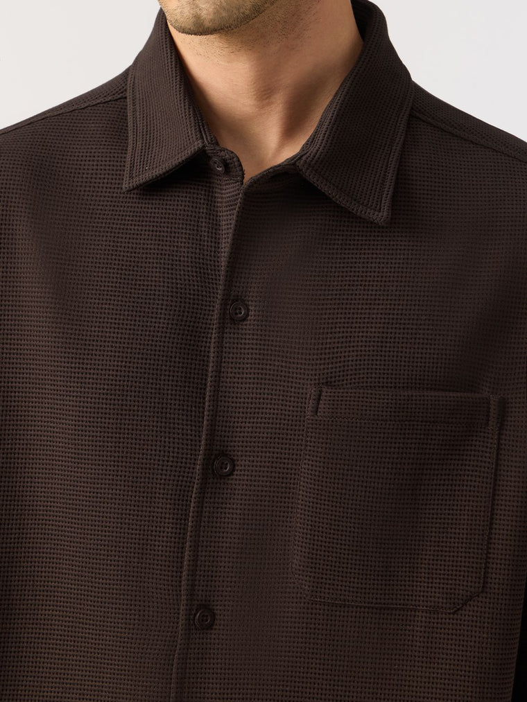 Textured Shirt: Shadow Men Textured Shirts